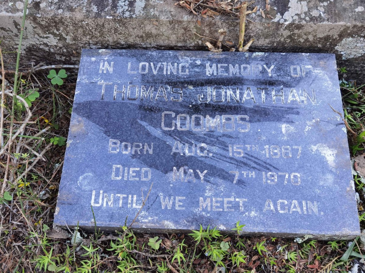 COOMBS Thomas Jonathan 1887-1970