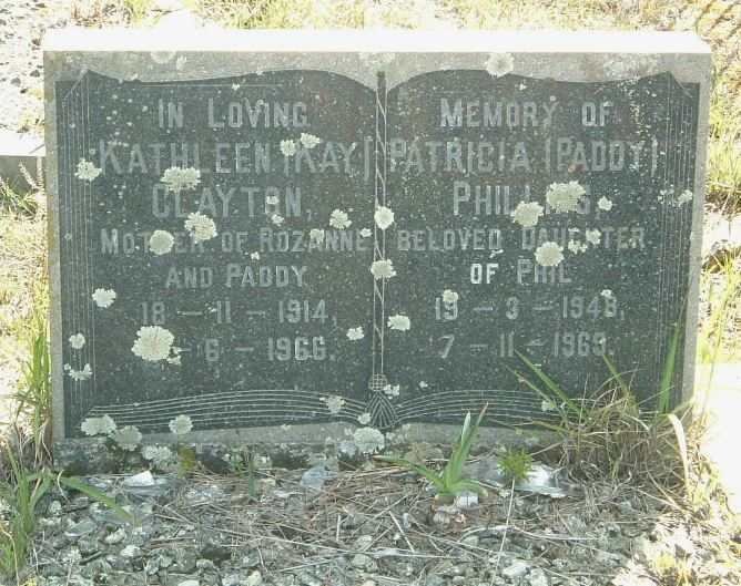 CLAYTON Kathleen May 1914-1966 :: PHILLIPS Patricia 1948-1969