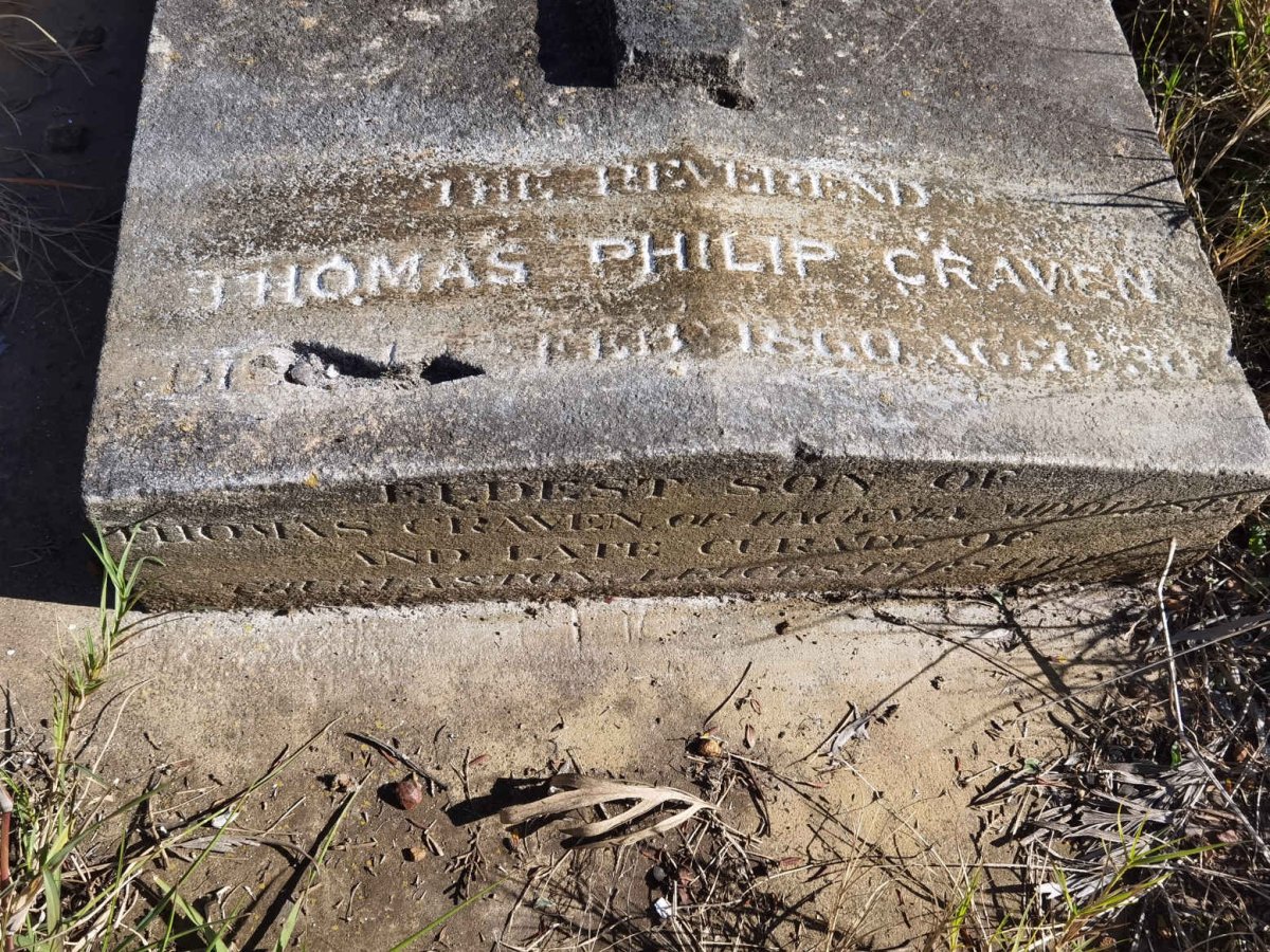 CRAVEN Thomas Philip -1860