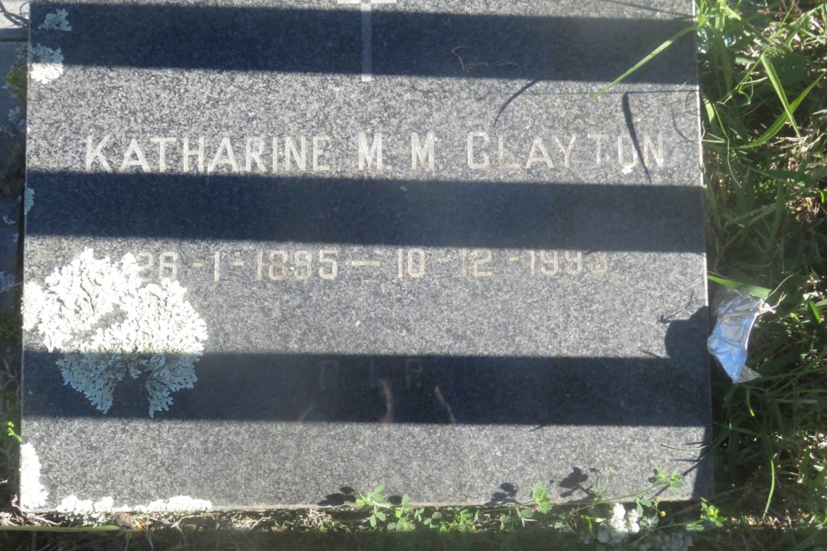 CLAYTON Katharine M.M. 1895-1993