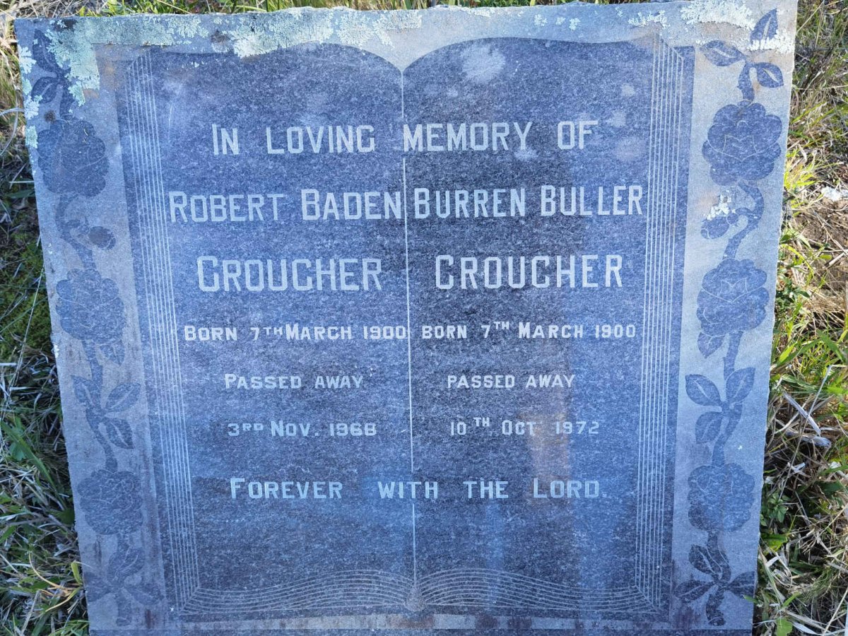 CROUCHER Robert Baden 1900-1968 :: CROUCHER Burren Buller 1900-1972