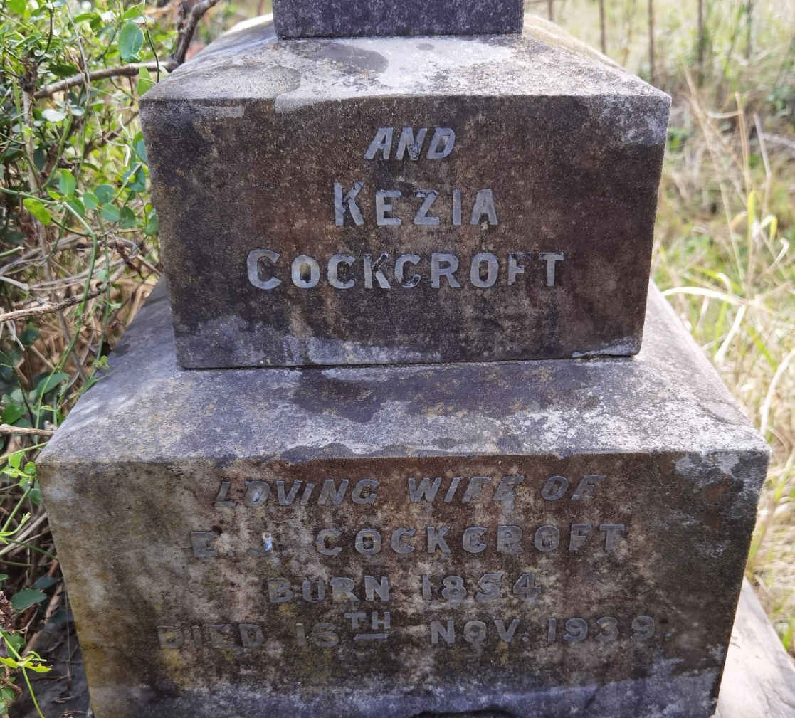 COCKCROFT Kezia 1854-1939