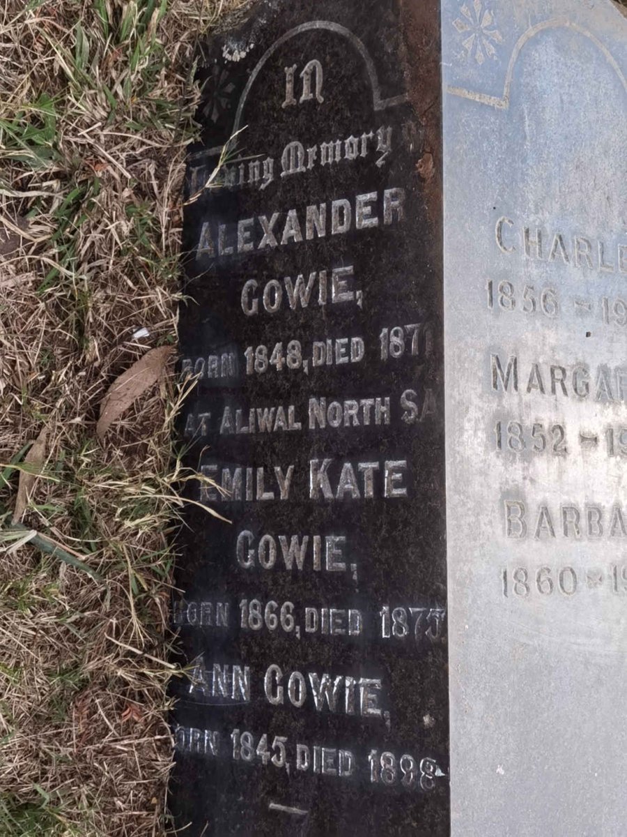COWIE Alexander 1848-1871 :: COWIE Emily Kate 1866-1875 :: COWIE Ann 1845-1898 :: COWIE Charles 1856-1935 :: COWIE Margaret 1852-1935 :: COWIE Barbara 1860-1936 :: COWIE Alexander 1816-1883 & Helen WATSON 1822-1895 _1