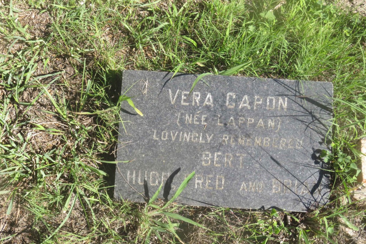 CAPON Vera nee LAPPAN