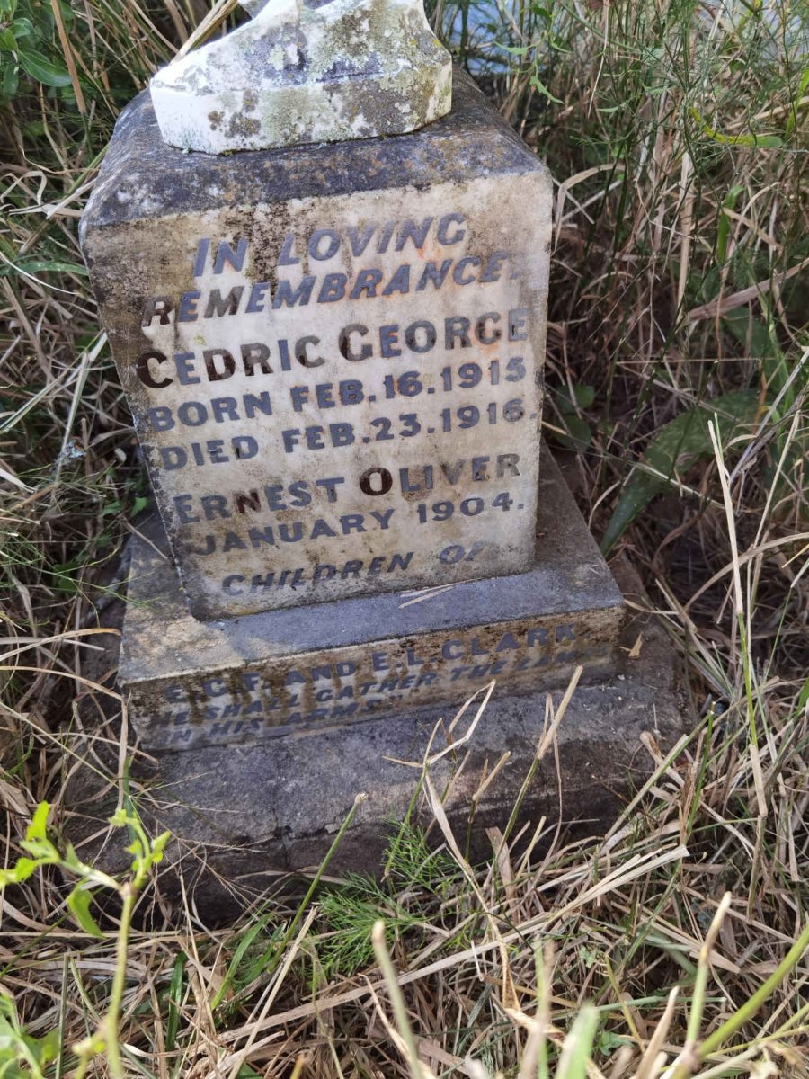 CLARK Cedric George 1915-1916 :: CLARK Ernest Oliver -1904