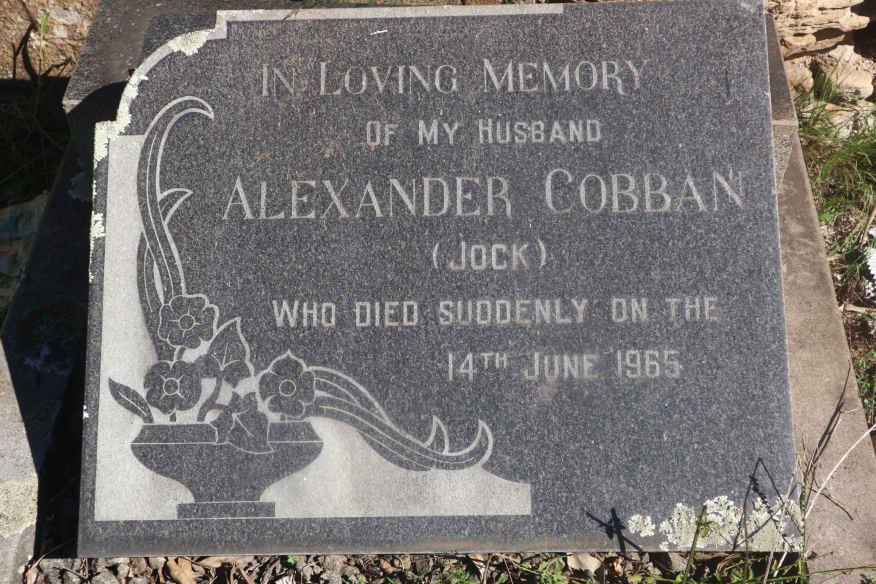 COBBAN Alexander -1965
