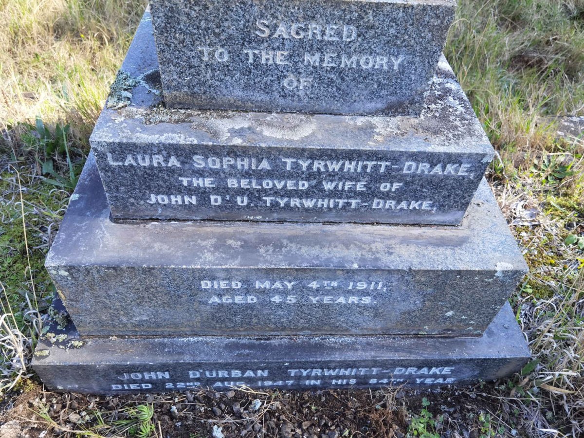 DRAKE John D'Urban TYRWHITT- -1947 & Laura Sophia -1911