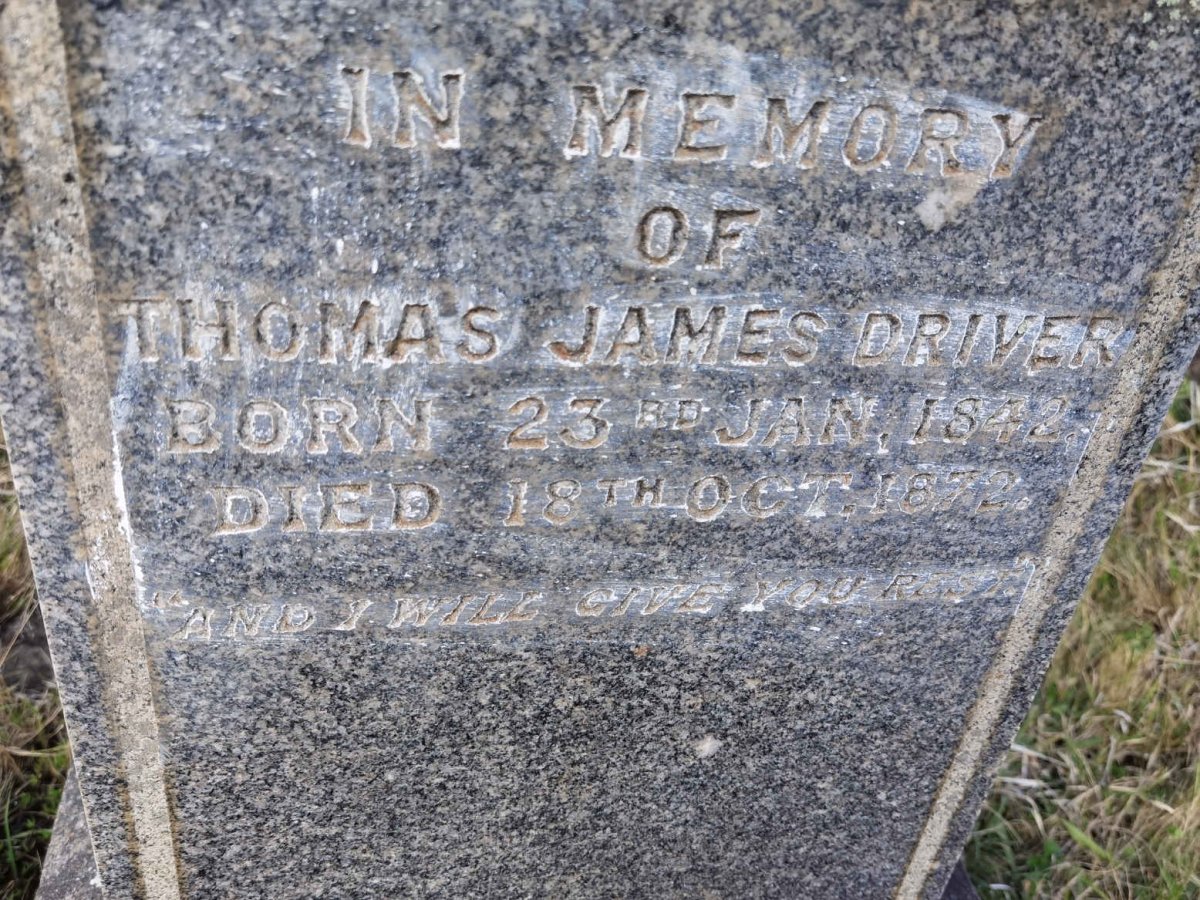 DRIVER Thomas James 1842-1872