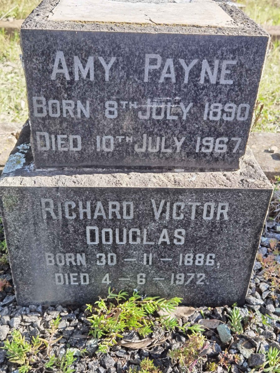 DOUGLAS Richard Victor 1886-1972 :: PAYNE Amy 1890-1967