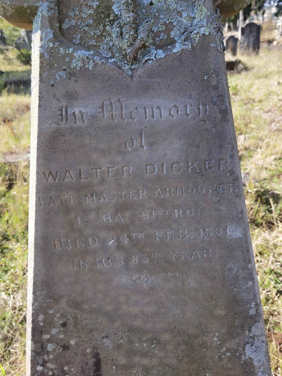 DICKER Walter -1881