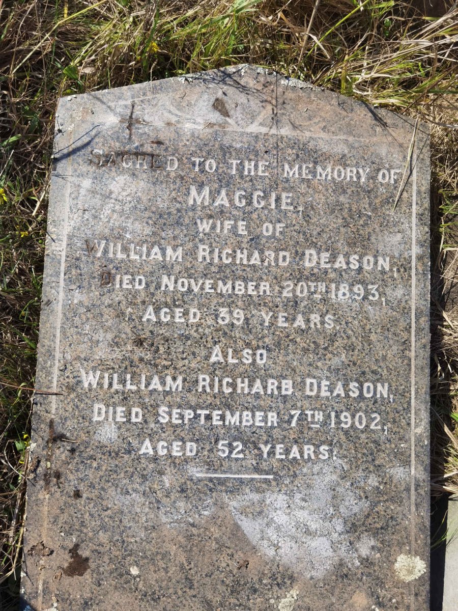 DEASON William Richard -1902 & Maggie -1893