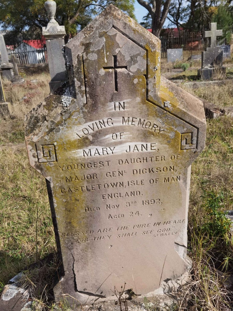 DICKSON Mary Jane -1892