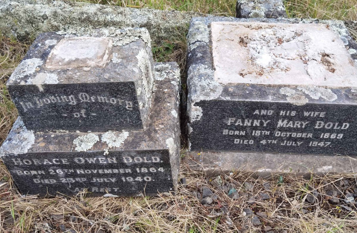 DOLD Horace Owen 1864-1940 &amp; Fanny Mary 1869-1947