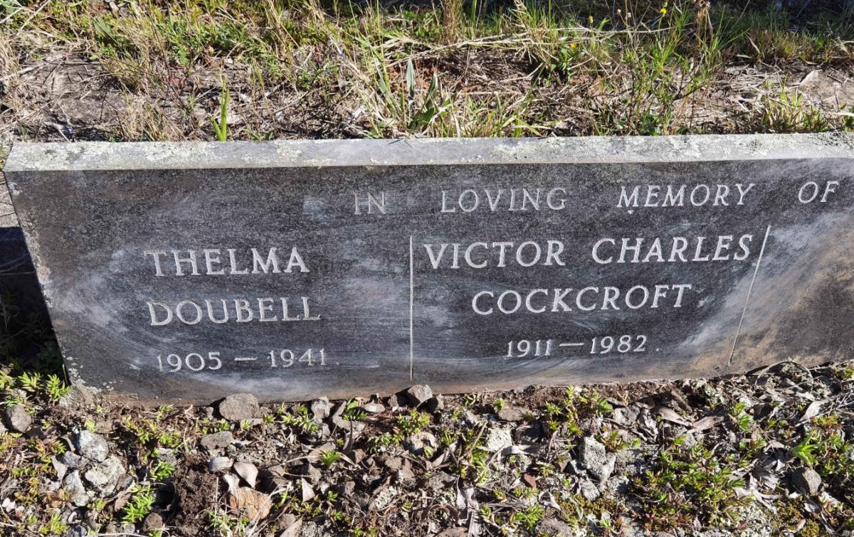 DOUBELL Thelma 1905-1941 :: COCKCROFT Victor Charles 1911-1982