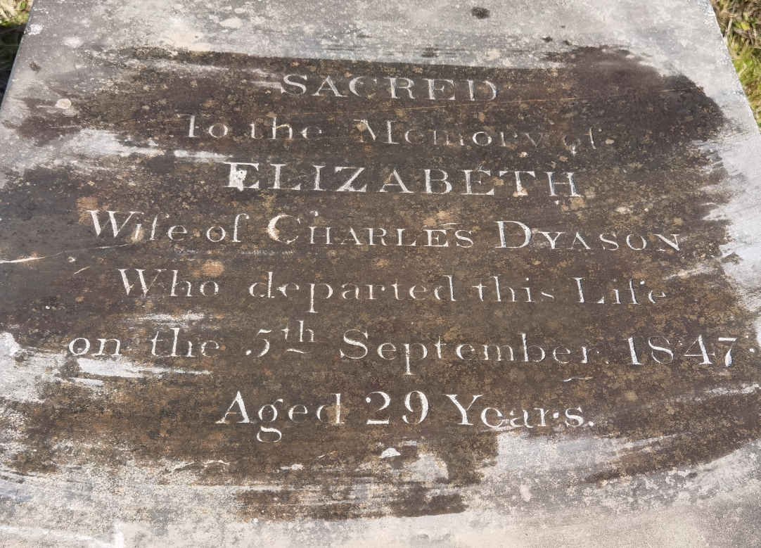 DYASON Elizabeth -1847