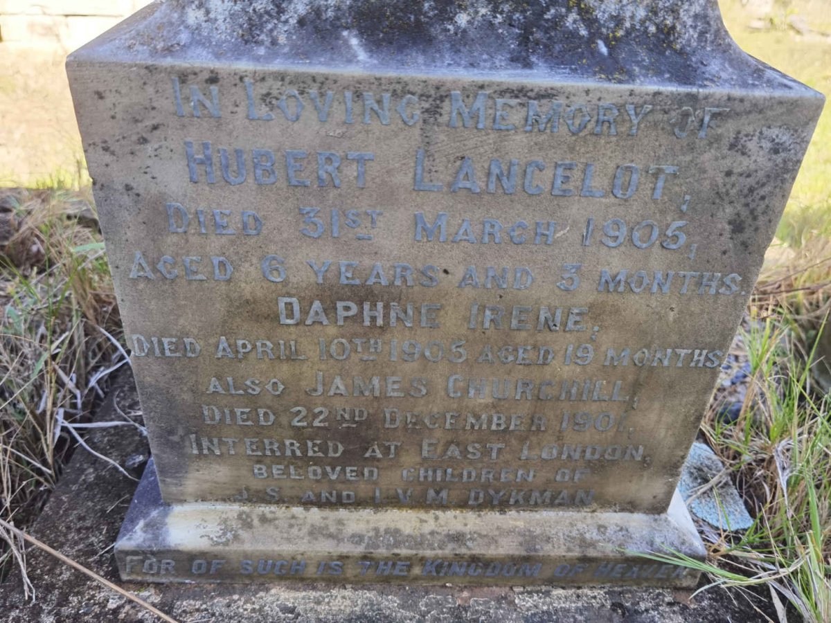 DYKMAN Herbert Lancelot -1905 :: DYKMAN Daphne Irene -1905 :: DYKMAN James Churchill -1901