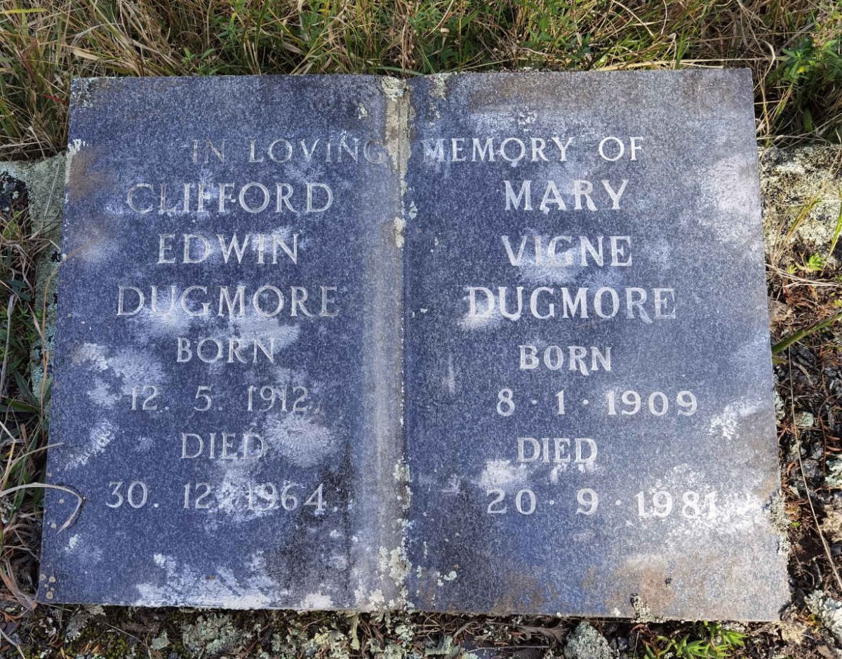 DUGMORE Clifford Edwin 1912-1964 &amp; Mary Vigne 1909-1981