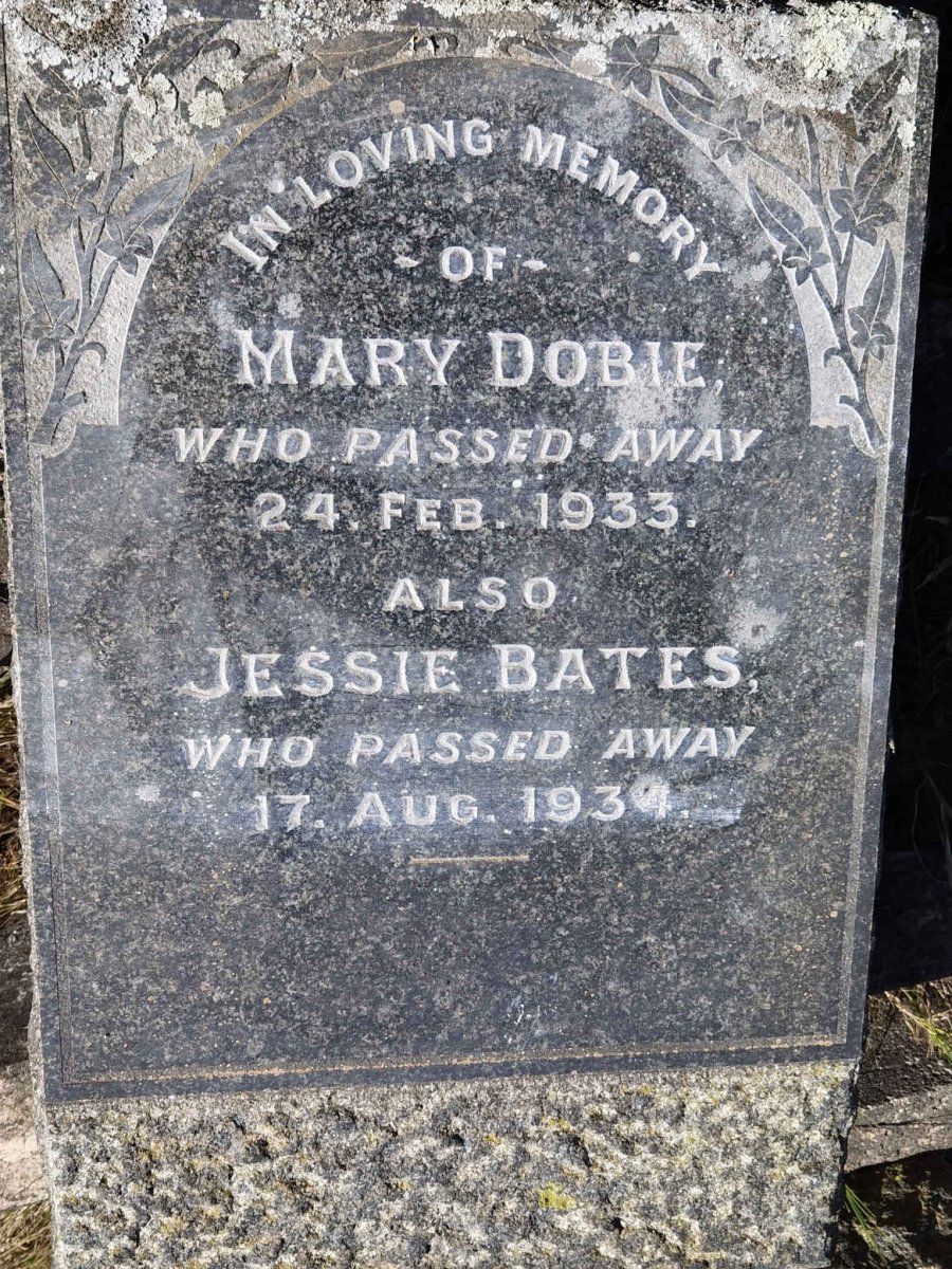 DOBIE Mary -1933 :: BATES Jessie -1934