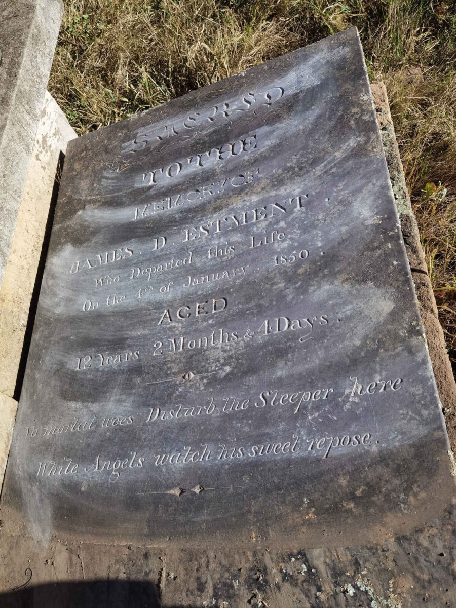 ESTMENT James D. -1850