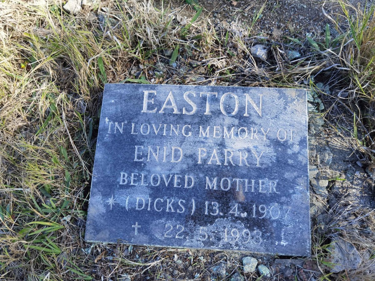 EASTON Enid Parry nee DICKS 1907-1993