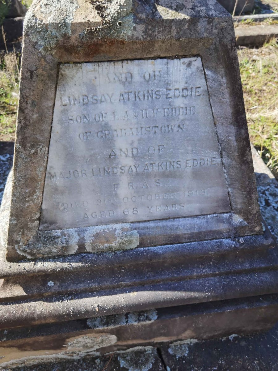 EDDIE Lindsay Atkins -1913 :: EDDIE Lindsay Atkins