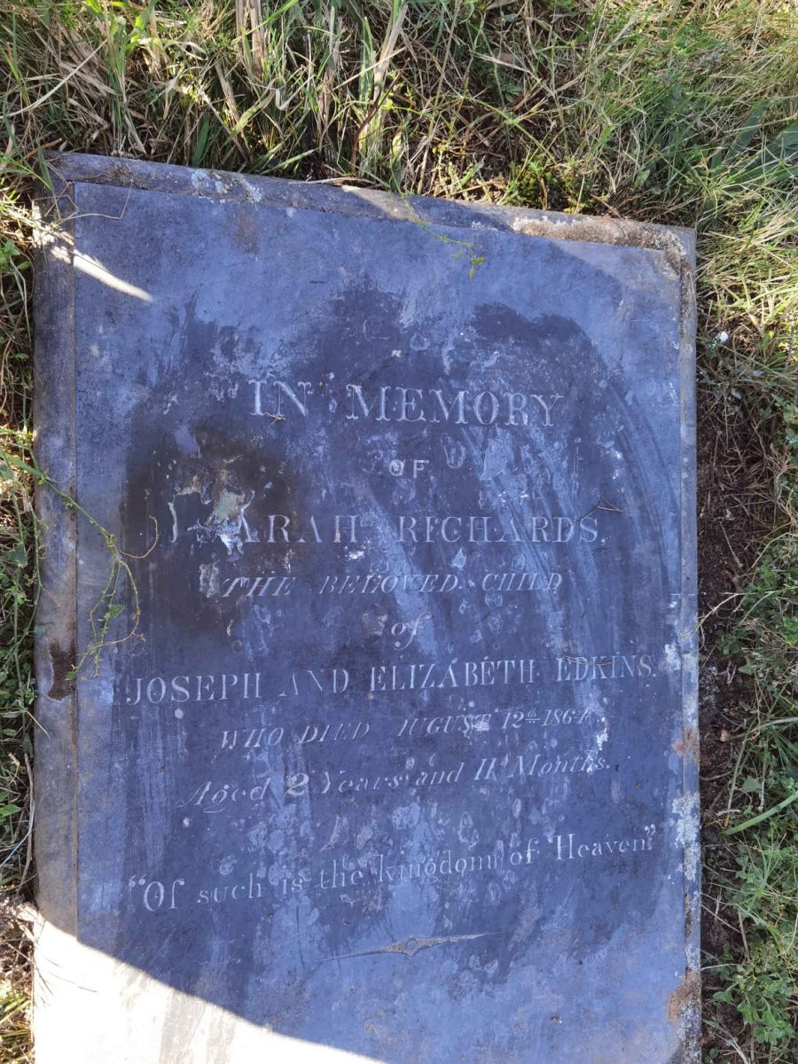 EDKINS Sarah Richards -1861