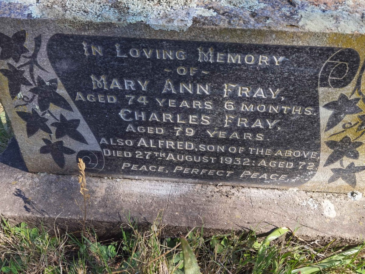 FRAY Charles &amp; Mary Ann :: FRAY Alfred -1932