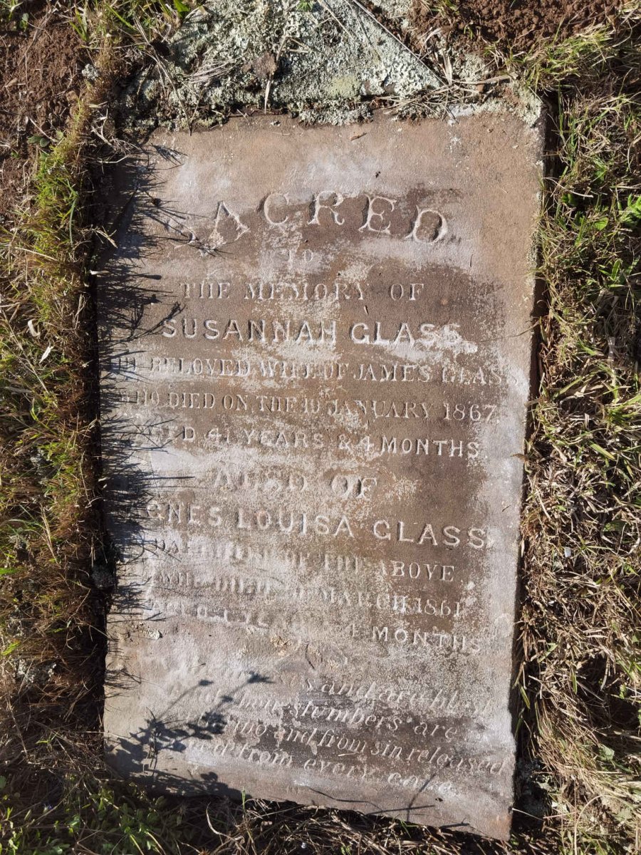 GLASS Susannah -1867 :: GLASS Agnes Louisa -1861
