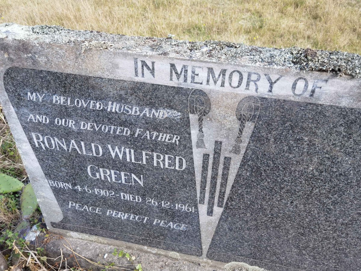 GREEN Ronald Wilfred 1902-1961