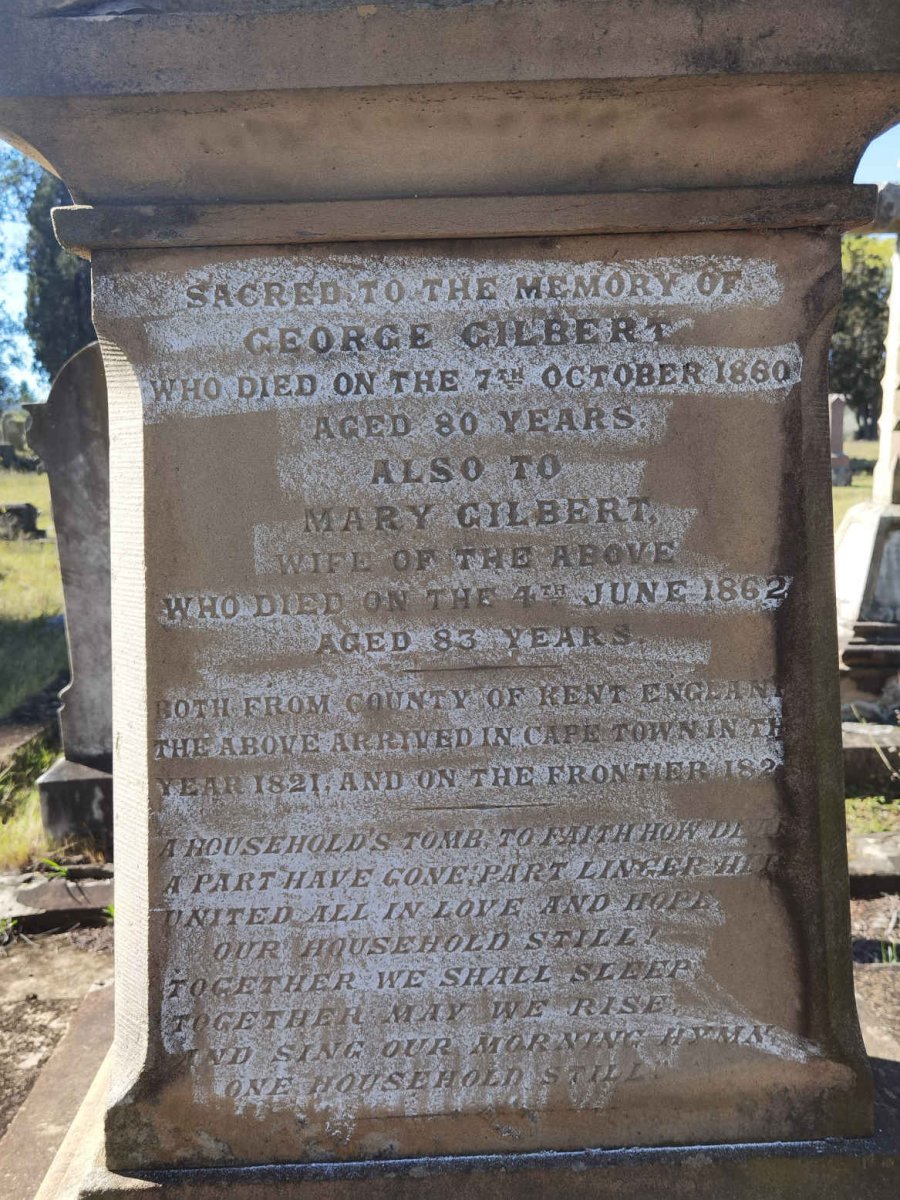 GILBERT George -1860 &amp; Mary -1862