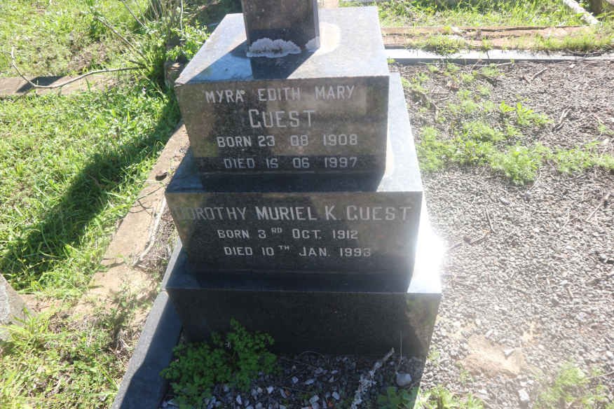 GUEST Myra Edith Mary 1908-1997 :: GUEST Dorothy Muriel K. 1912-1993