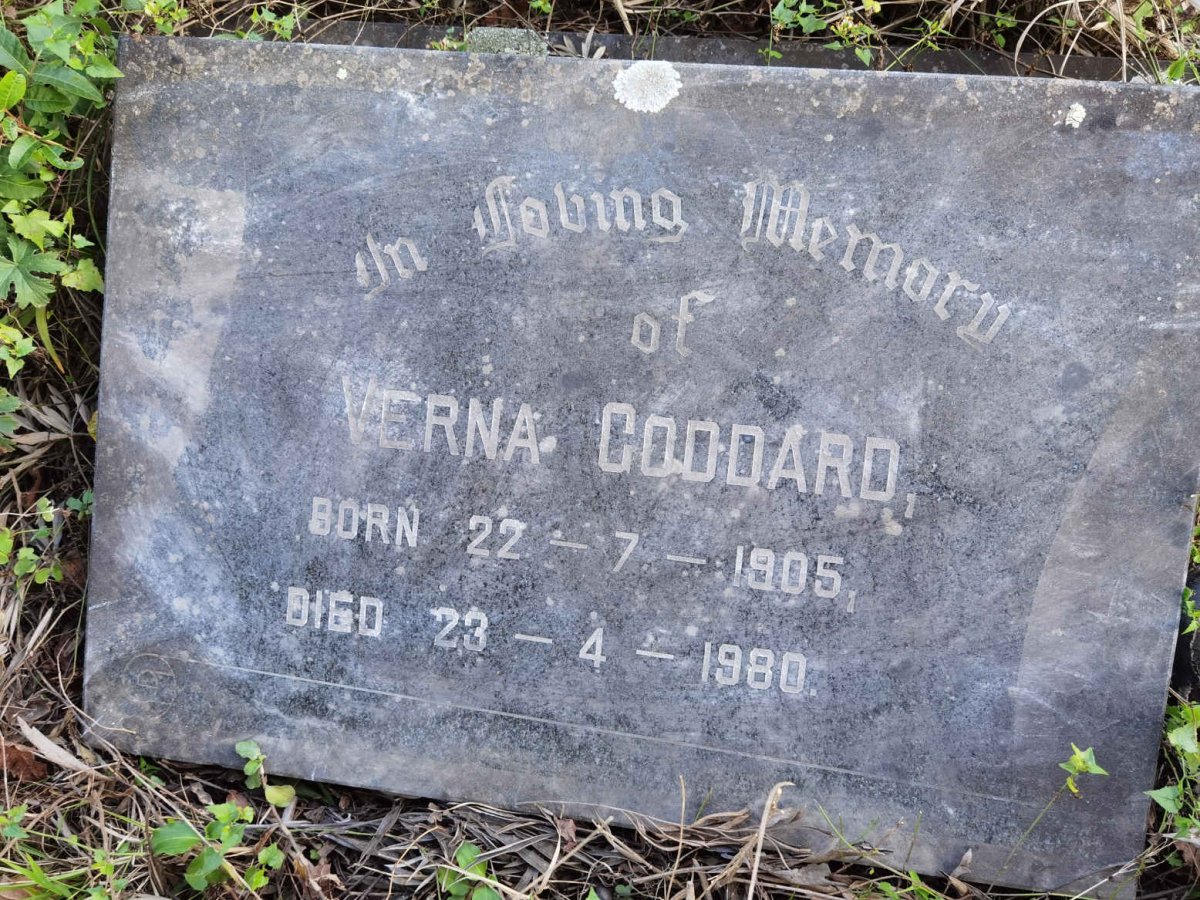 GODDARD Verna 1905-1980