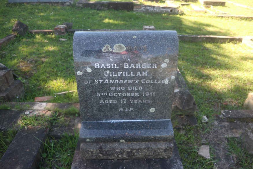 GILFILLAN Basil Barber -1911