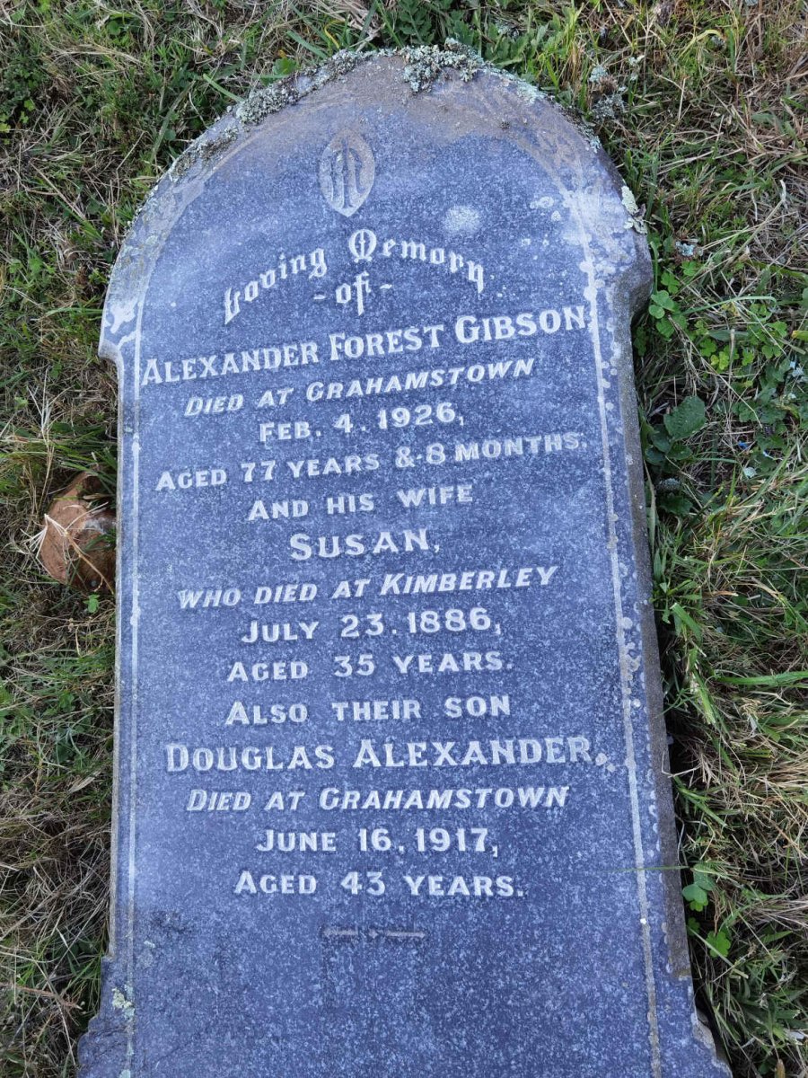 GIBSON Alexander Forest -1926 &amp; Susan -1886 :: GIBSON Douglas Alexander -1917