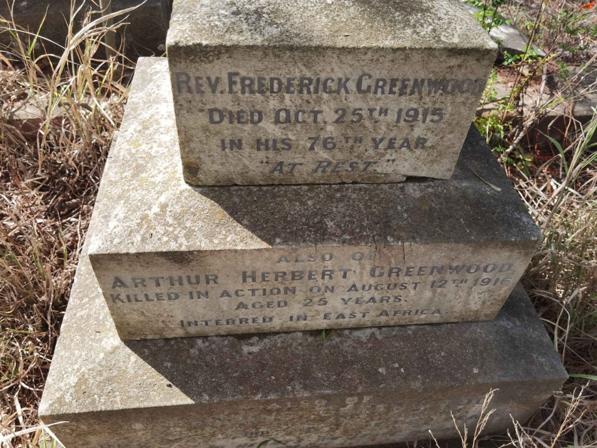 GREENWOOD Frederick -1915 :: GREENWOOD Arthur Herbert -1916