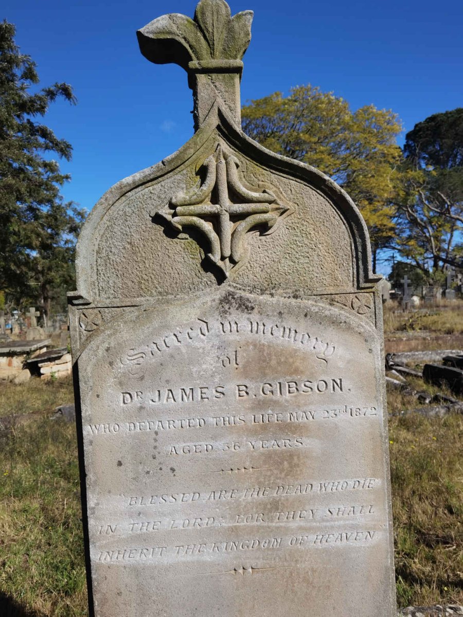 GIBSON James B. -1872