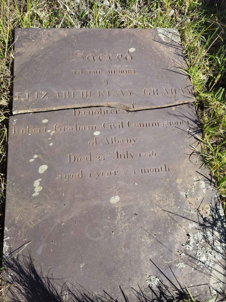 GRAHAM Elizabeth Keay -1856