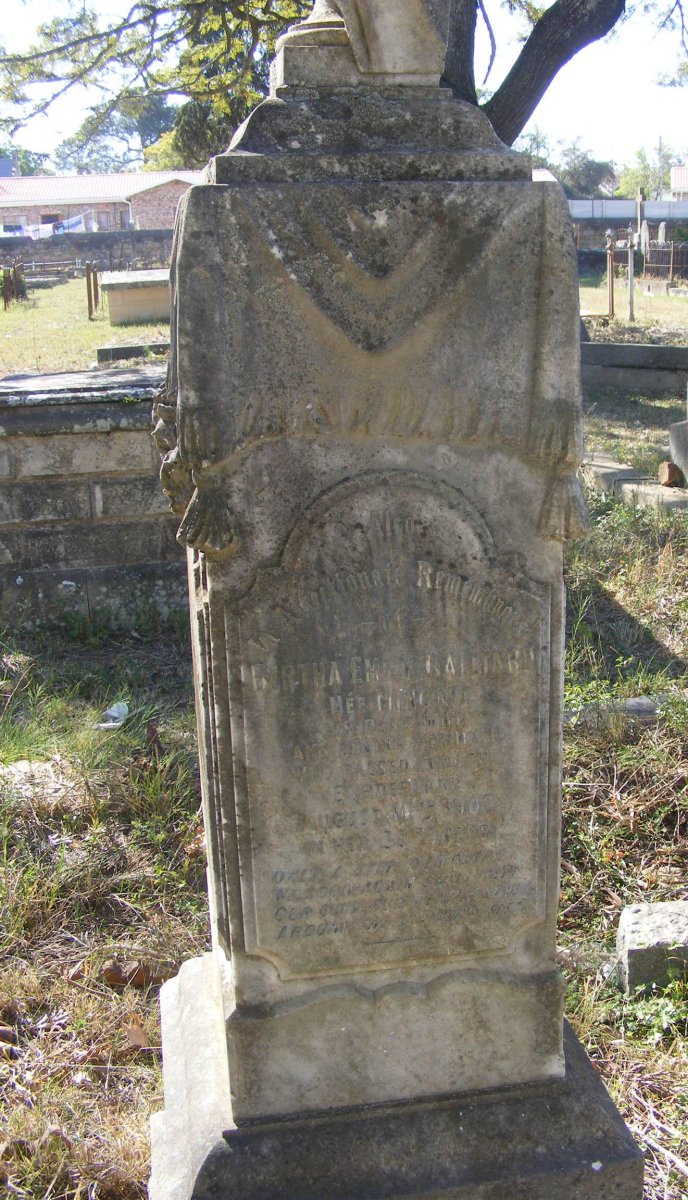 GILLIARD Bertha Emily née MINGAY -1902