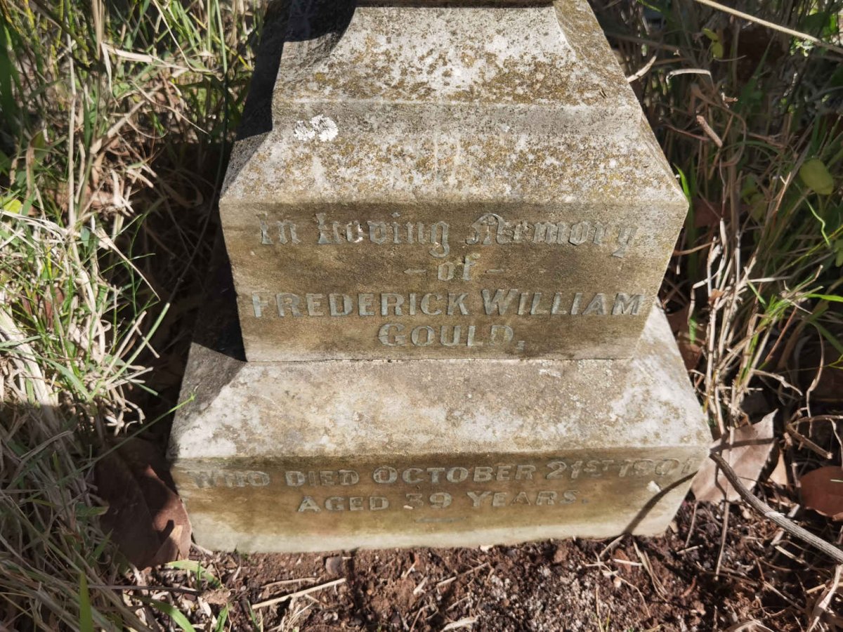 GOULD Frederick William -1901