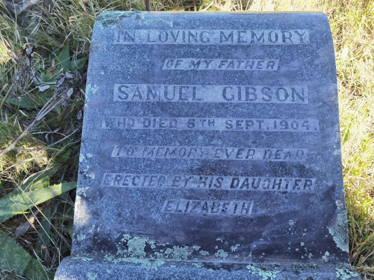 GIBSON Samuel -1904