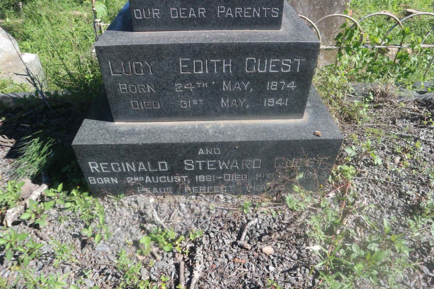 GUEST Reginald Steward 1861-1943 &amp; Lucy Edith 1874-1941