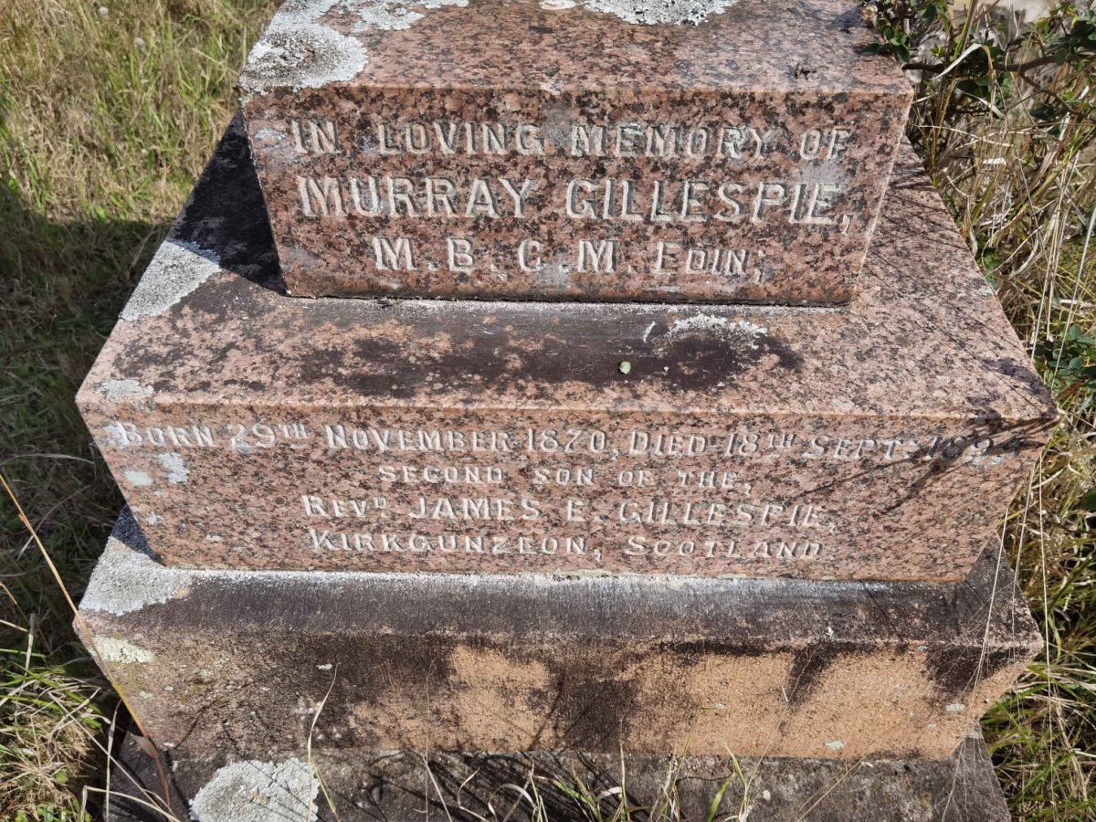 GILLESPIE Murray 1870-1895