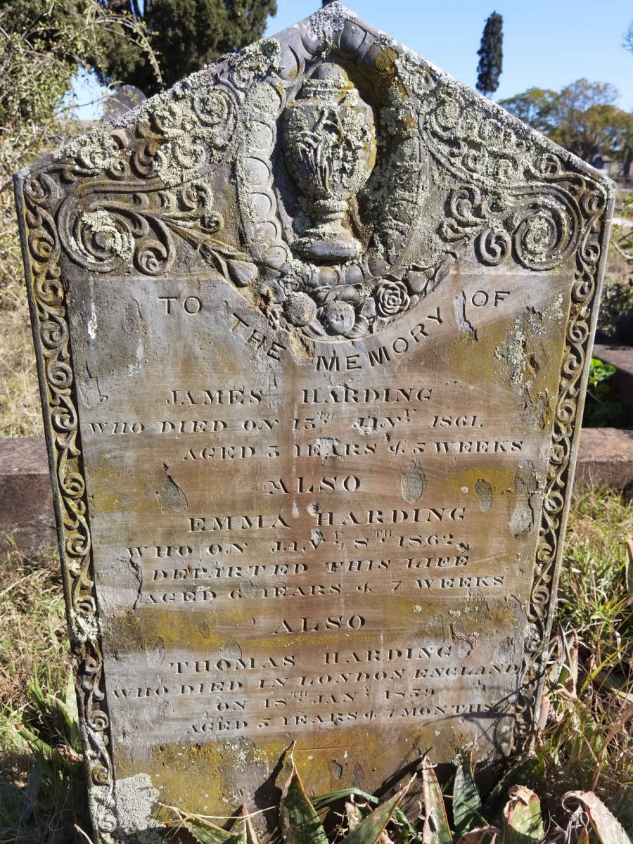 HARDING James -1861 :: HARDING Emma -1862 :: HARDING Thomas -1859