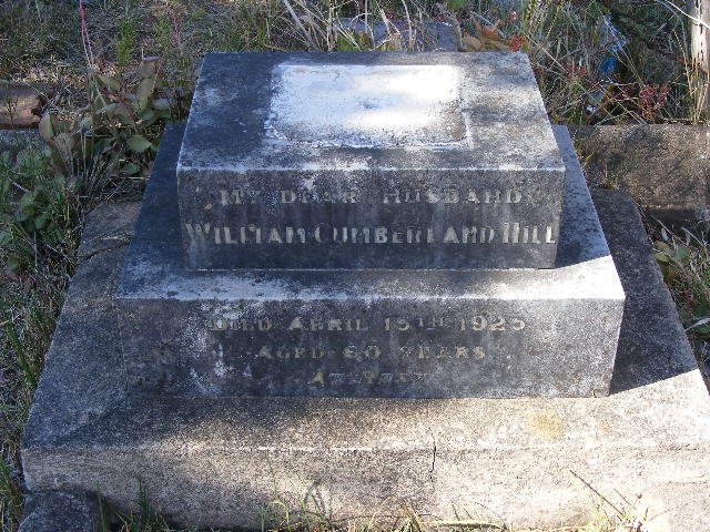 HILL William Cumberland -1925