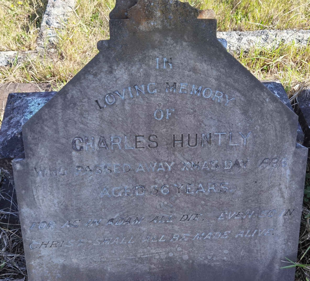 HUNTLY Charles -1886