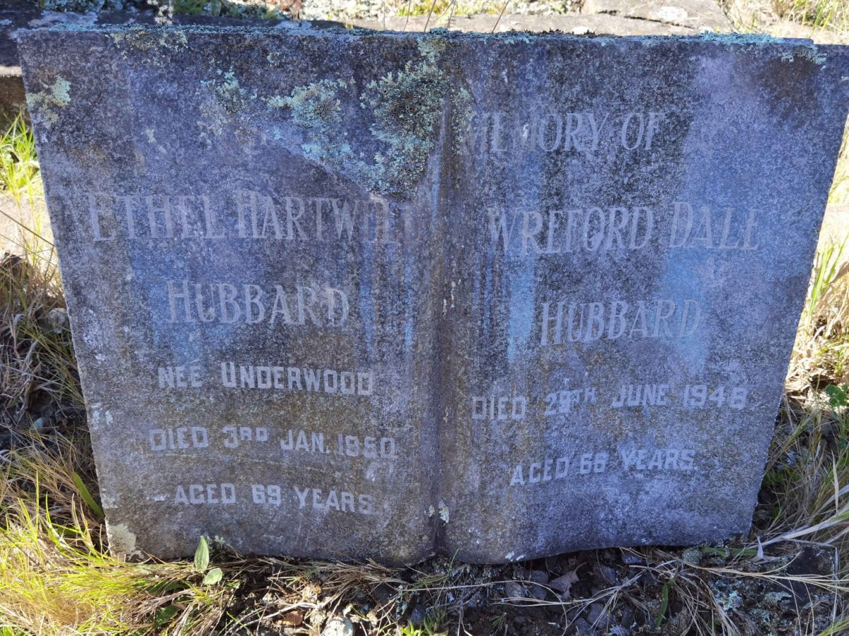 HUBBARD Wreford Dale -1948 &amp; Ethel Hartwell UNDERWOOD -1950