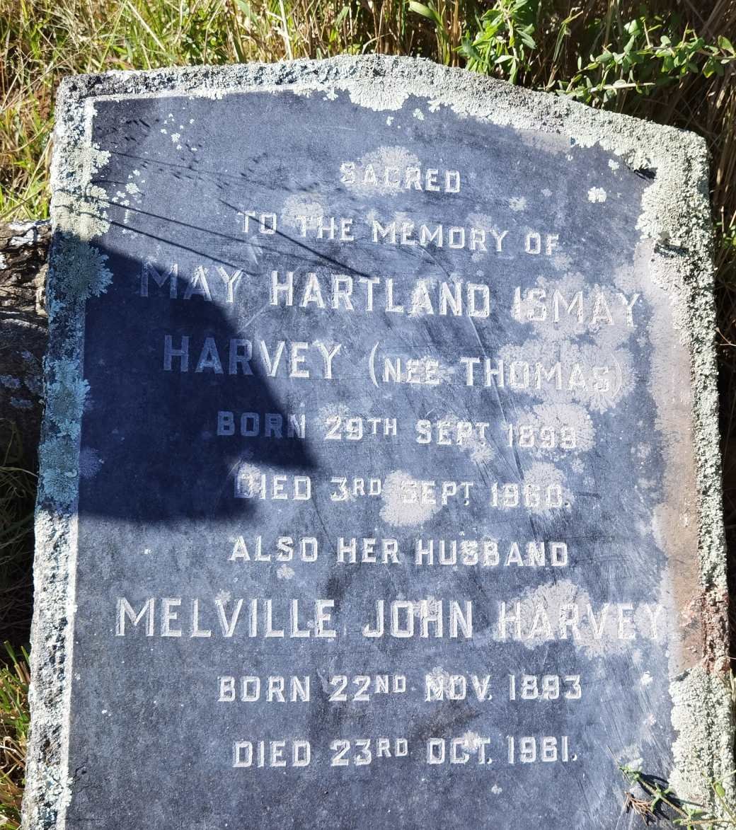 HARVEY Melville John 1893-1961 &amp; May Hartland Ismay THOMAS 1899-1960