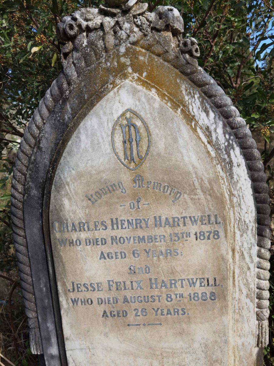 HARTWELL Charles Henry -1878 :: HARTWELL Jesse Felix -1888
