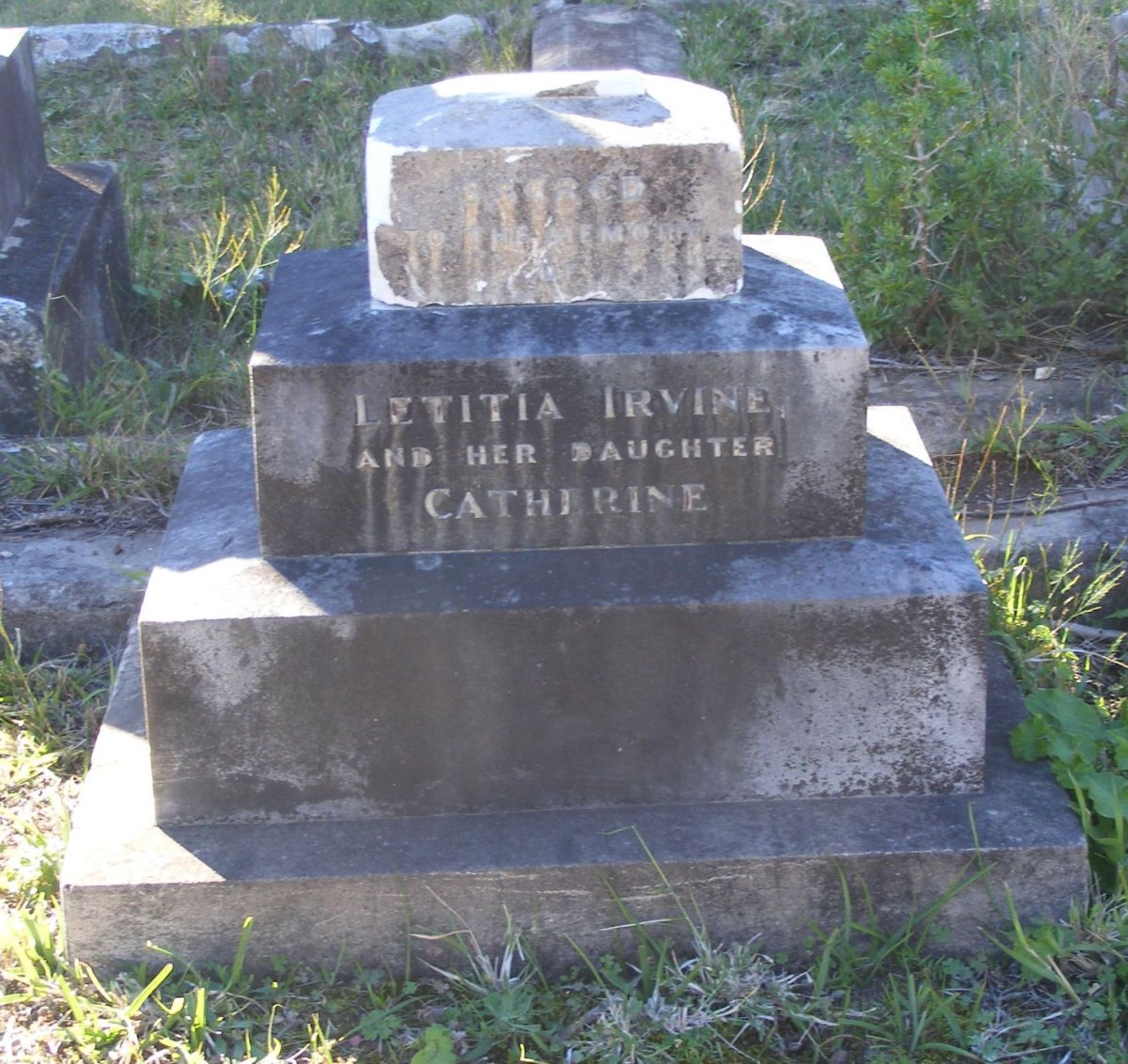 IRVINE Letitia :: IRVINE Catherine