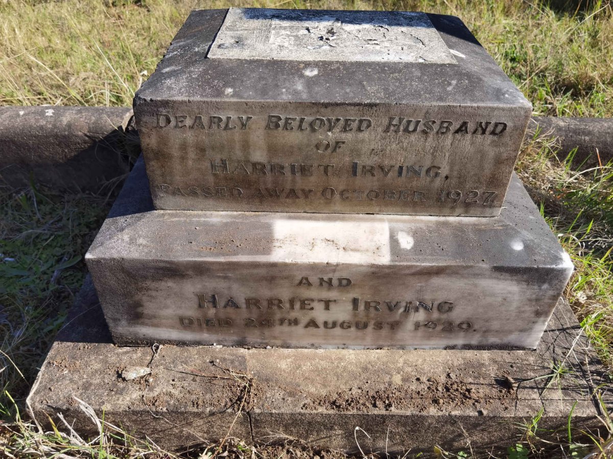 IRVING Robert Gill -1927 & Harrriet -1929
